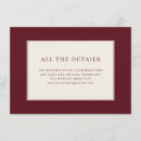 Search for ornate maroon border invitations Minimalist