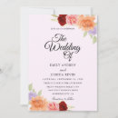 Search for purple and peach wedding invitations Boho