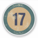 Search for jersey numbers stickers Vintage