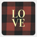 Search for red flannel stickers Plaid
