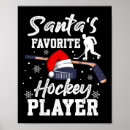Search for santa hockey christmas decor Player