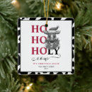 Search for cattle christmas tree decorations Black white