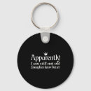Search for apparal key rings Old enough
