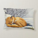 Search for sleeping fox cushions Watercolor
