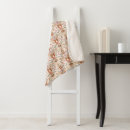 Search for floral pattern throw Rustic