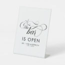 Search for open bar free drinks wedding signs Calligraphy
