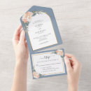 Search for peach and blue wedding invitations Chic
