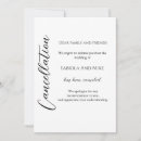 Search for cancelled wedding announcement cards Simple