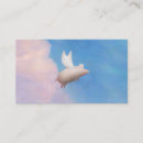 Search for when business cards Pig with wings