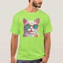 Search for cat with glasses tshirts Animal lovers