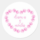 Search for baby month stickers Heart