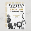 Search for gorilla birthday invitations Safari