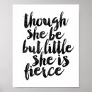 Search for she is fierce posters Typography