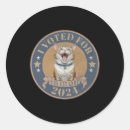 Search for funny vote stickers President