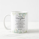 Search for mother to daughter quote mugs Keepsake