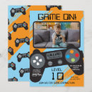 Search for video game invitations Gaming controller and joystick