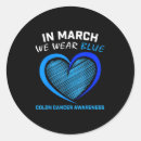 Search for colon cancer awareness stickers Emergency hotline
