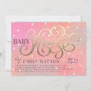 Search for surprise shower invitations Pink