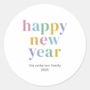 Search for happy new year cute stickers Minimalist