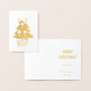Search for candle christmas cards Gold