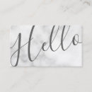 Search for marble business cards Minimalist