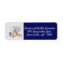 Search for dreidel return address labels Blue