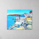 Search for santorini canvas prints Oia