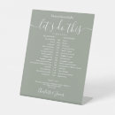 Search for schedule wedding signs Timeline