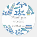 Search for nautical thank you stickers Lighthouse