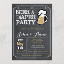Search for beer baby shower invitations Diapers