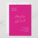 Search for hot pink and green wedding invitations Elegant