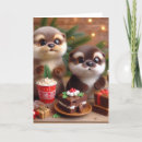 Search for otter christmas cards Cute