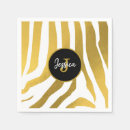 Search for zebra stripe napkins Animal