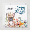 Search for french bulldog birthday invitations Frenchie