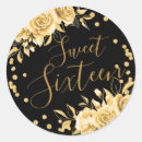 Search for black gold save the date stickers Floral