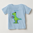 Search for dinosaur baby shirts T rex