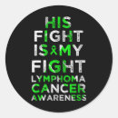 Search for lymphoma cancer stickers Fight