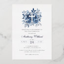 Search for gold cross first communion invitations Holy