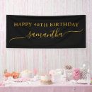 Search for 40th birthday banners Calligraphy