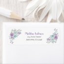 Search for lavender flower return address labels Greenery