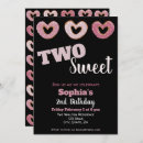 Search for two sweet doughnut birthday invitations Dessert