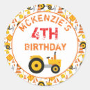 Search for construction machine stickers For kids