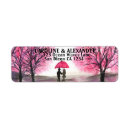 Search for cherry blossom return address labels weddings Elegant