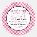 Search for hand sanitizer wedding stickers Rustic
