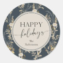 Search for vintage christmas envelope seals Blue