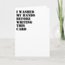 Search for wash cards Typography