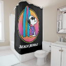 Search for beach shower curtains Snoopy