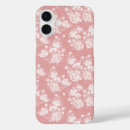 Search for coral floral iphone cases White