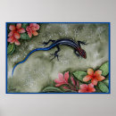 Search for blue lizards art Gecko