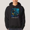 Search for orange and blue hoodies For him